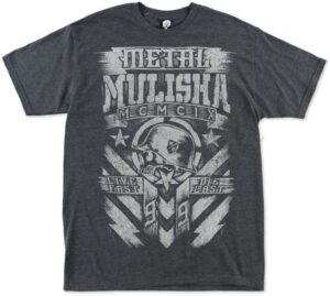 Pánské triko Metal Mulisha CHALK - šedé