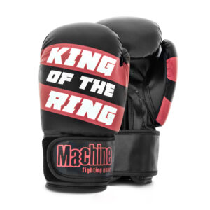 Boxerské rukavice Machine King Of The Ring – černo/červené
