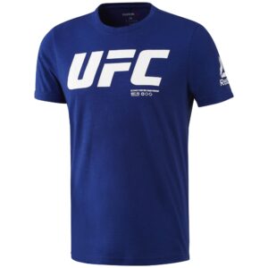 REEBOK Pánské tričko UFC FG LOGO – modré