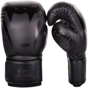 Boxerské rukavice VENUM GIANT 3.0 kůže - černo/černé
