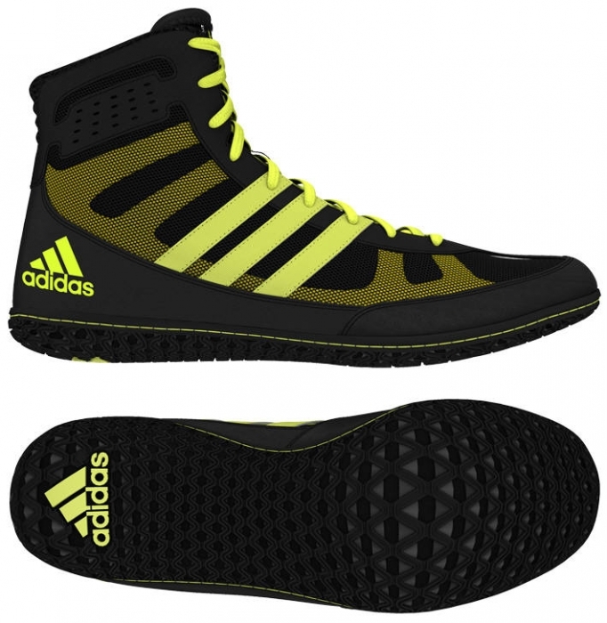 ADIDAS Zápasnické boty Mat Wizard.3 - černo/žluté