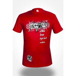 Tričko Machine Muay Thai - Červené