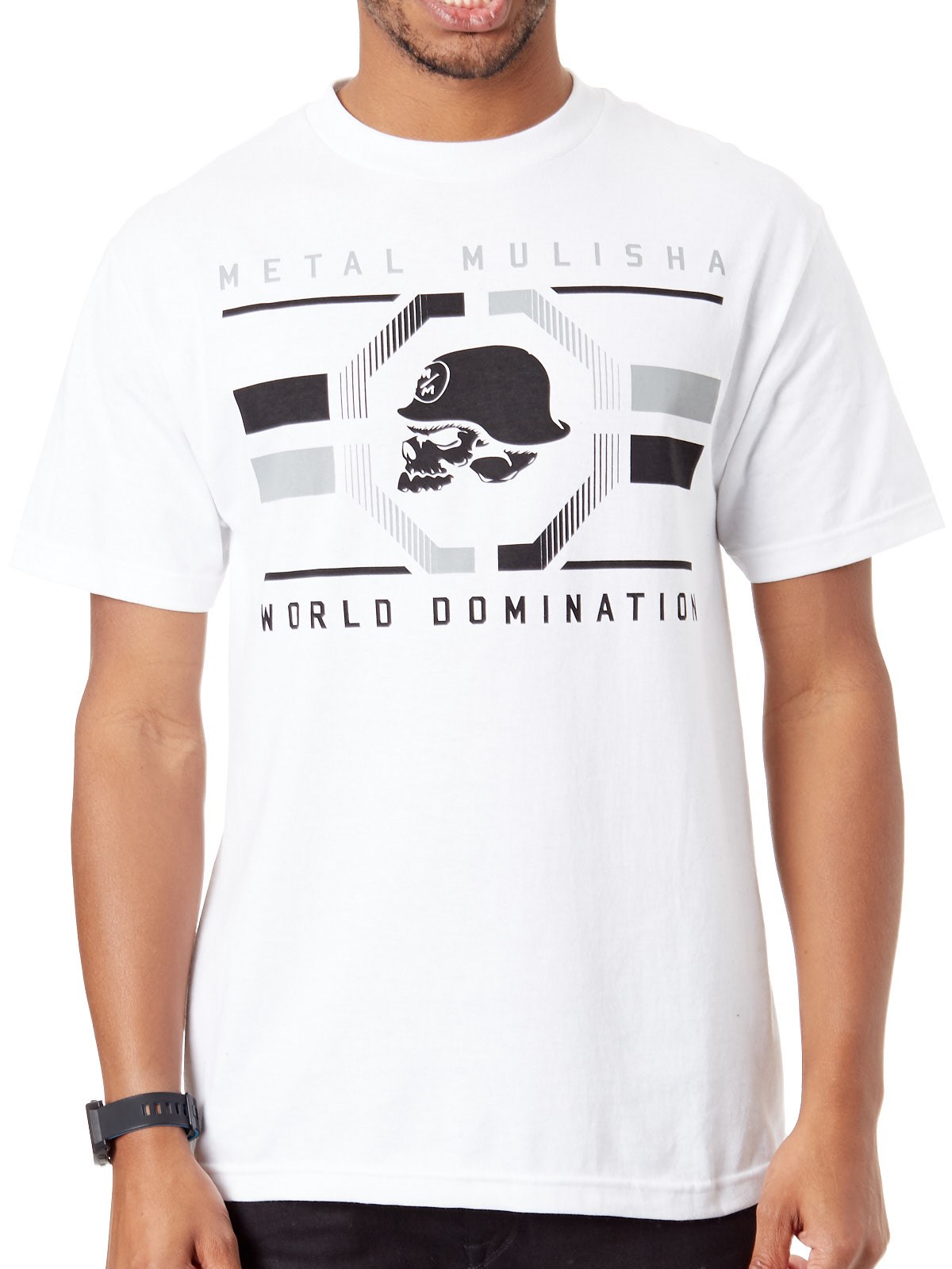 Pánské triko Metal Mulisha OCTAGON - bílé
