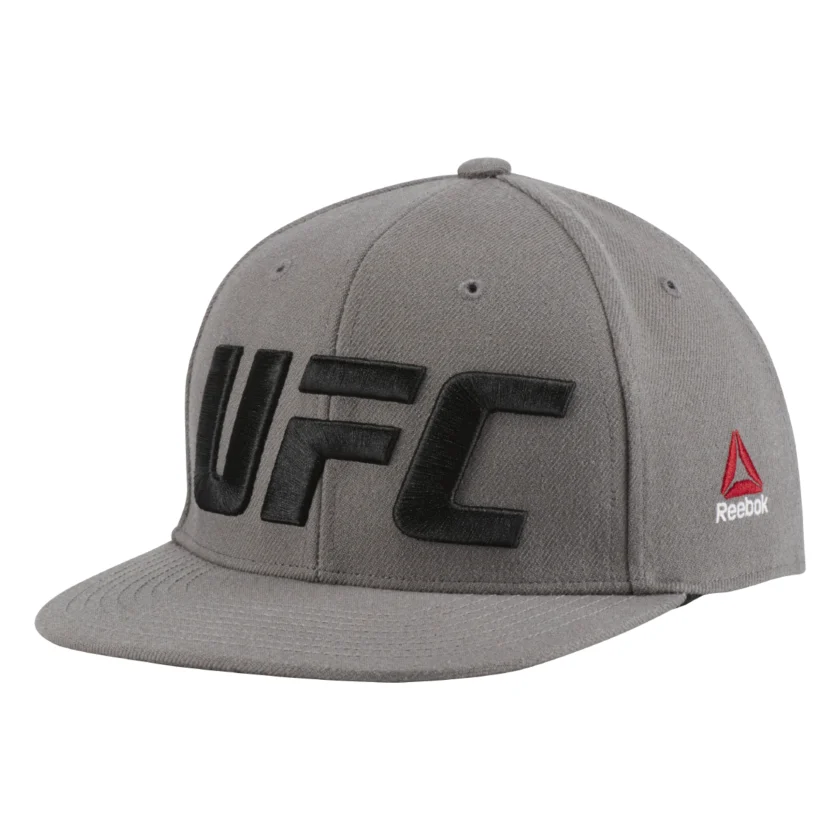 Pánská kšiltovka REEBOK UFC Flat – šedá