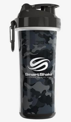 Smart Shake Shaker Double Wall 750 ml - Camo Black/Gray