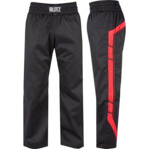 Bavlněné kalhoty BLITZ Elite Full Contact - černo/červené