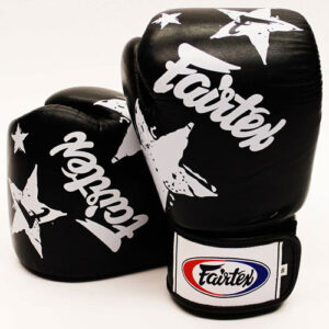 Boxerské rukavice Fairtex „Nation Prints“ BGV1 – černé