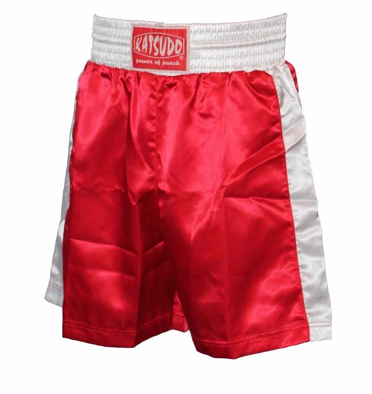 KATSUDO Pánské Boxerské šortky červené