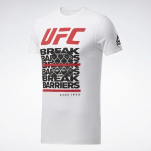 Pánské tričko REEBOK UFC FG CAPSULE TEE - bílé