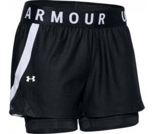 Dámské šortky Under Armour Play Up 2 in 1 - černé