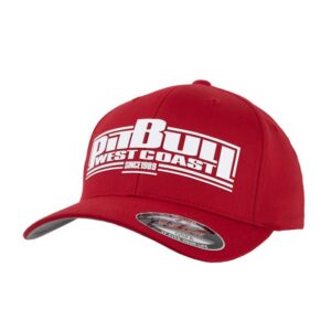 PitBull West Coast Kšiltovka Full cap BOXING - červená