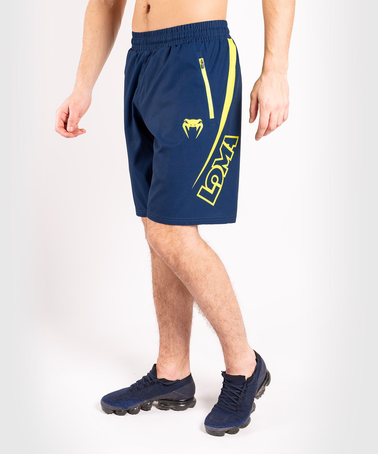 Pánské Fitness šortky VENUM Origins Loma Edition - modro/žluté