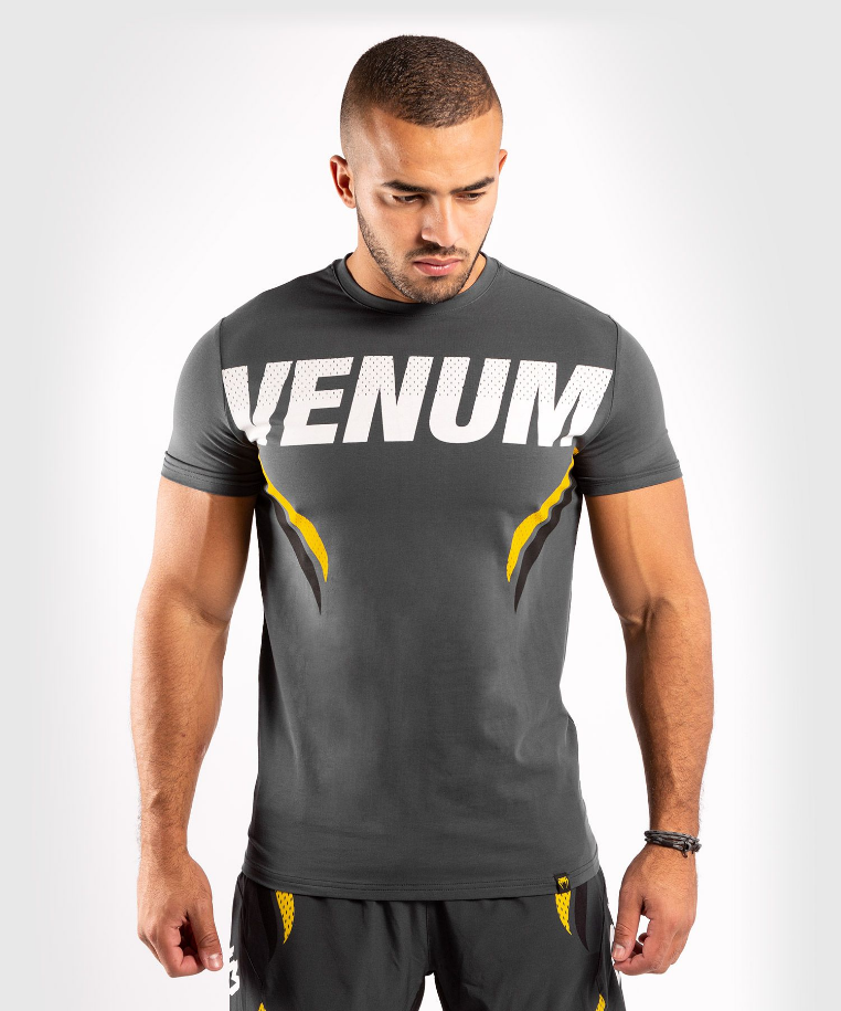 Pánské triko VENUM ONE FC IMPACT - Grey/Yellow