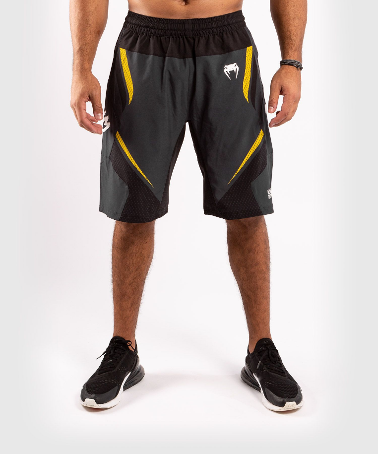 Pánské Fitness šortky VENUM ONE FC IMPACT - Grey/Yellow