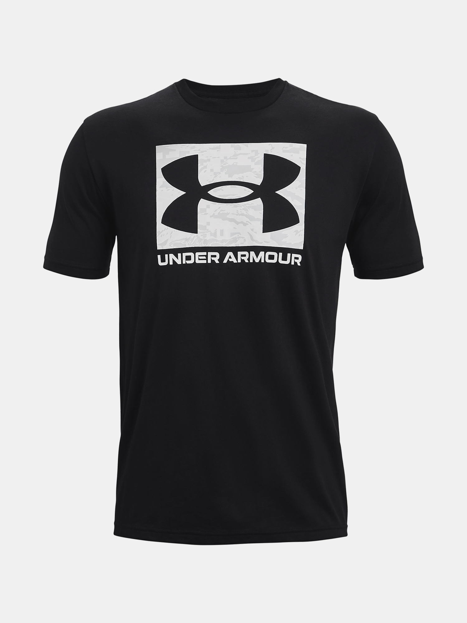 Pánské triko Under Armour UA ABC CAMO BOXED LOGO SS - černé
